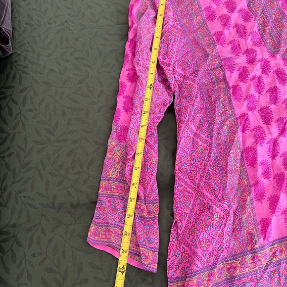 Biba 100% silk top USA fit small - Picture 6 of 8